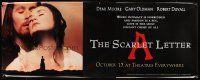 8r283 SCARLET LETTER vinyl banner '95 Demi Moore & Gary Oldman get intimate!