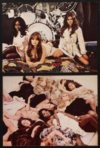 8r058 BEYOND THE VALLEY OF THE DOLLS 9 color stills '70 Russ Meyer, Erica Gavin, Myers, Read!