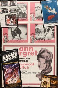 8s038 LOT OF 23 FOLDED SUBWAY POSTERS '36 - '03 sexy Ann-Margret, Empire Strikes Back video poster