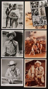 8s049 LOT OF 12 REPROS FROM WESTERN & ADVENTURE MOVIES '80s John Wayne, Roy Rogers, Caroline Munro