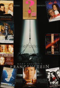 8s072 LOT OF 41 UNFOLDED DOUBLE-SIDED ONE-SHEETS '94 - '04 Mary Shelley's Frankenstein & more!
