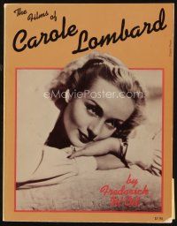 8s248 FILMS OF CAROLE LOMBARD second paperbound edition softcover book '72 illustrated biography!