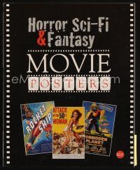 8s258 HORROR SCI-FI & FANTASY MOVIE POSTERS softcover book '99 color images from all decades!