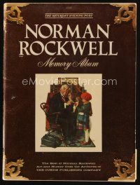 8s266 NORMAN ROCKWELL MEMORY ALBUM softcover book '79 many full-color full-page artwork images!