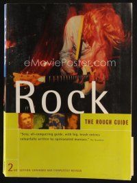 8s276 ROCK: THE ROUGH GUIDE 2nd edition softcover book '99 rock & roll history covering 1400 bands!