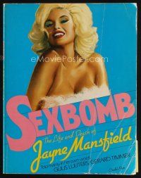 8s278 SEXBOMB second edition softcover book '85 The Life and Death of Jayne Mansfield, with photos!