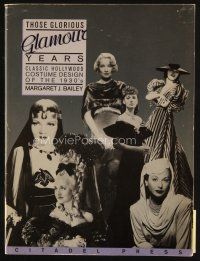 8s282 THOSE GLORIOUS GLAMOUR YEARS first edition softcover book '82 Classic 1930s Hollywood Costumes