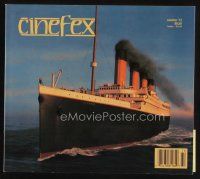 8s198 CINEFEX magazine December 1997 special Titanic issue, great cover image!