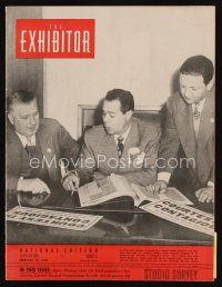 8s091 EXHIBITOR exhibitor magazine February 23, 1949 Family Honeymoon, So Dear To My Heart!