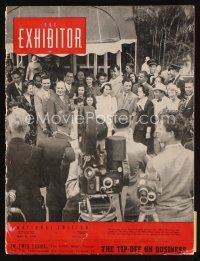 8s092 EXHIBITOR exhibitor magazine May 25, 1949 Paramount cartoons, The Fountainhead!