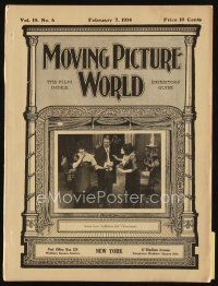 8s080 MOVING PICTURE WORLD exhibitor magazine February 7, 1914 Kidnapped by Redskins, Mary Pickford