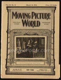 8s081 MOVING PICTURE WORLD exhibitor magazine March 14, 1914 Washington at Valley Forge, Edison!