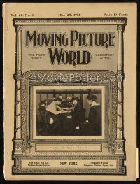 8s084 MOVING PICTURE WORLD exhibitor magazine May 23, 1914 Perils of Pauline, The Spoilers!
