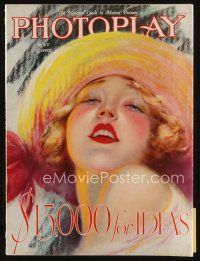 8s119 PHOTOPLAY magazine May 1927 artwork of pretty Mae Murray by Charles Sheldon!