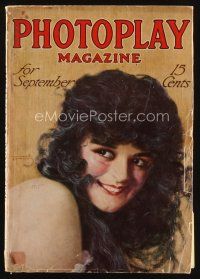 8s100 PHOTOPLAY magazine September 1915 artwork fo sexy smiling Anita Stewart by Otto Toaspern!