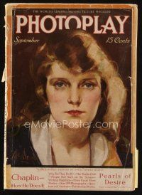8s108 PHOTOPLAY magazine September 1917 artwork portrait of Mae Marsh by Neysa Moran McMein!