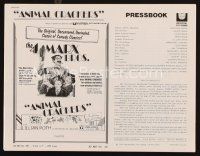 8s344 ANIMAL CRACKERS pressbook R74 all four Marx Brothers in a classic of comedy classics!