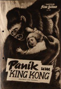 8s314 MIGHTY JOE YOUNG German program '50 first Ray Harryhausen, great different images + art!