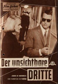 8s323 NORTH BY NORTHWEST German program '60 Cary Grant, Eva Marie Saint, Hitchcock, different!
