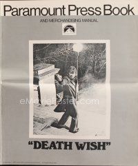 8s360 DEATH WISH pressbook '74 vigilante Charles Bronson is the judge, jury, and executioner!