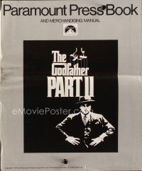 8s373 GODFATHER PART II pressbook '74 Al Pacino in Francis Ford Coppola classic crime sequel!