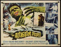 8t016 ALLIGATOR PEOPLE 1/2sh '59 Beverly Garland, Lon Chaney Jr., they'll make your skin crawl!