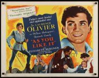 8t026 AS YOU LIKE IT 1/2sh R49 Sir Laurence Olivier in William Shakespeare's romantic comedy!