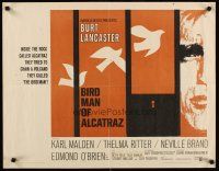8t051 BIRDMAN OF ALCATRAZ 1/2sh '62 Burt Lancaster in John Frankenheimer's prison classic!