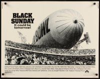 8t054 BLACK SUNDAY 1/2sh '77 Frankenheimer, Goodyear Blimp zeppelin disaster at the Super Bowl!