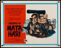 8t085 CHILDREN OF MATA HARI 1/2sh '70 ruthless killer spies who live by the code succeed or die!