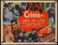 8t094 CRIME INC. 1/2sh '45 Tom Neal, the book that aroused the wrath of the nation!