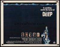 8t105 DEEP 1/2sh '77 great art of sexy swimming scuba diver Jacqueline Bisset!