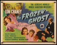 8t147 FROZEN GHOST 1/2sh '44 Lon Chaney Jr, cool image of sexy Elena Verdugo, Evelyn Ankers!