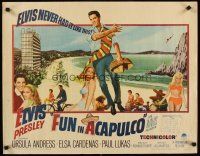 8t148 FUN IN ACAPULCO 1/2sh '63 Elvis Presley in fabulous Mexico, sexy Ursula Andress!