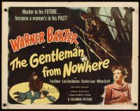 8t152 GENTLEMAN FROM NOWHERE 1/2sh '48 Warner Baxter is paid to pose as Fay Baker's husband!