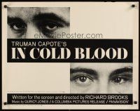 8t197 IN COLD BLOOD 1/2sh '68 Richard Brooks directed, Robert Blake, novel by Truman Capote!