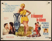 8t205 IT HAPPENED IN ATHENS 1/2sh '62 super sexy Jayne Mansfield rivals Helen of Troy, Olympics!