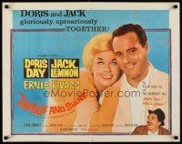 8t206 IT HAPPENED TO JANE 1/2sh R61 close up of Doris Day & Jack Lemmon, Ernie Kovacs