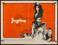 8t223 JUSTINE 1/2sh '69 super sexy Anouk Aimee is an animal, saint, mistress & lover!