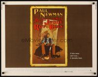 8t239 LIFE & TIMES OF JUDGE ROY BEAN 1/2sh '72 John Huston, art of Paul Newman by Richard Amsel!