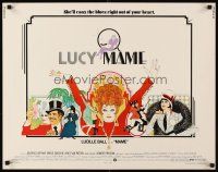 8t251 MAME 1/2sh '74 Lucille Ball, from Broadway musical, cool artwork!