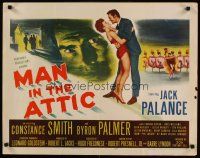 8t253 MAN IN THE ATTIC 1/2sh '53 Jack Palance in the petrifying story of Jack the Ripper!