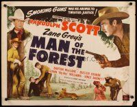 8t255 MAN OF THE FOREST 1/2sh R50 Zane Grey, smoking guns was his answer to twisted justice!