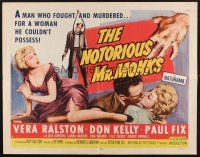 8t280 NOTORIOUS MR. MONKS style A 1/2sh '58 fought & murdered for a woman he couldn't possess!