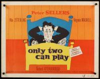 8t295 ONLY TWO CAN PLAY 1/2sh '62 wacky art of Peter Sellers, Mai Zetterling, Virginia Maskell!
