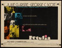 8t305 PETULIA 1/2sh '68 Richard Lester directed, pretty Julie Christie & George C. Scott!