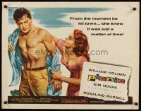 8t307 PICNIC style A 1/2sh '56 great art of barechested William Holden & sexy long-haired Kim Novak!