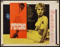 8t001 PSYCHO style A 1/2sh '60 sexy half-dressed Janet Leigh, Anthony Perkins, Hitchcock classic!