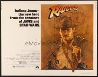 8t326 RAIDERS OF THE LOST ARK 1/2sh '81 great art of adventurer Harrison Ford by Richard Amsel!