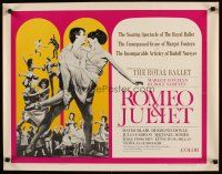 8t343 ROMEO & JULIET 1/2sh '66 Margot Fonteyn, Rudolf Nureyev, English ballet version!